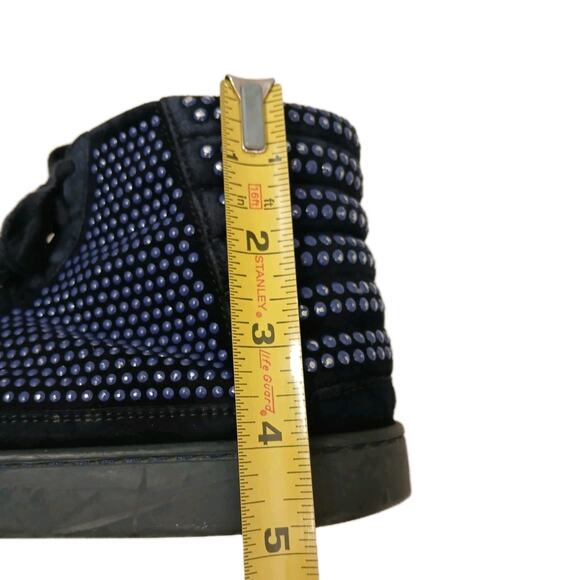 Gucci Coda Bead Dots High Top Sneakers Men 7.5 G Dark Blue Black LIMITED EDITION main image 7